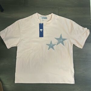 NWT Aelfric Eden Embroidery Star tee XS pink